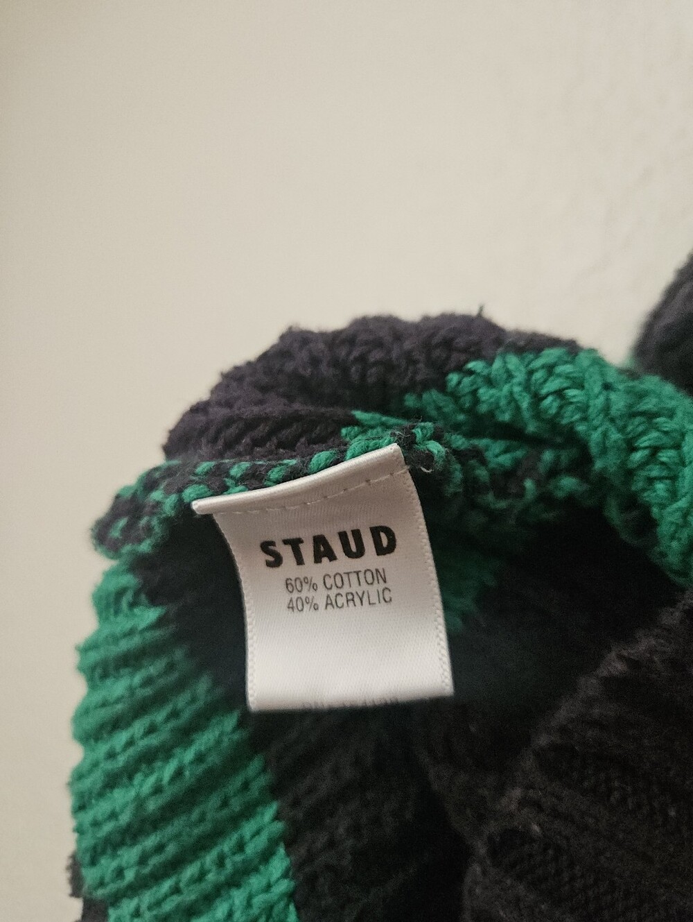 Staud Hampton sweater in cabana stripe, small - Picture 11 of 13